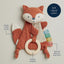 Bitzy Crinkle™ Sensory Crinkle Toy With Teether FOX